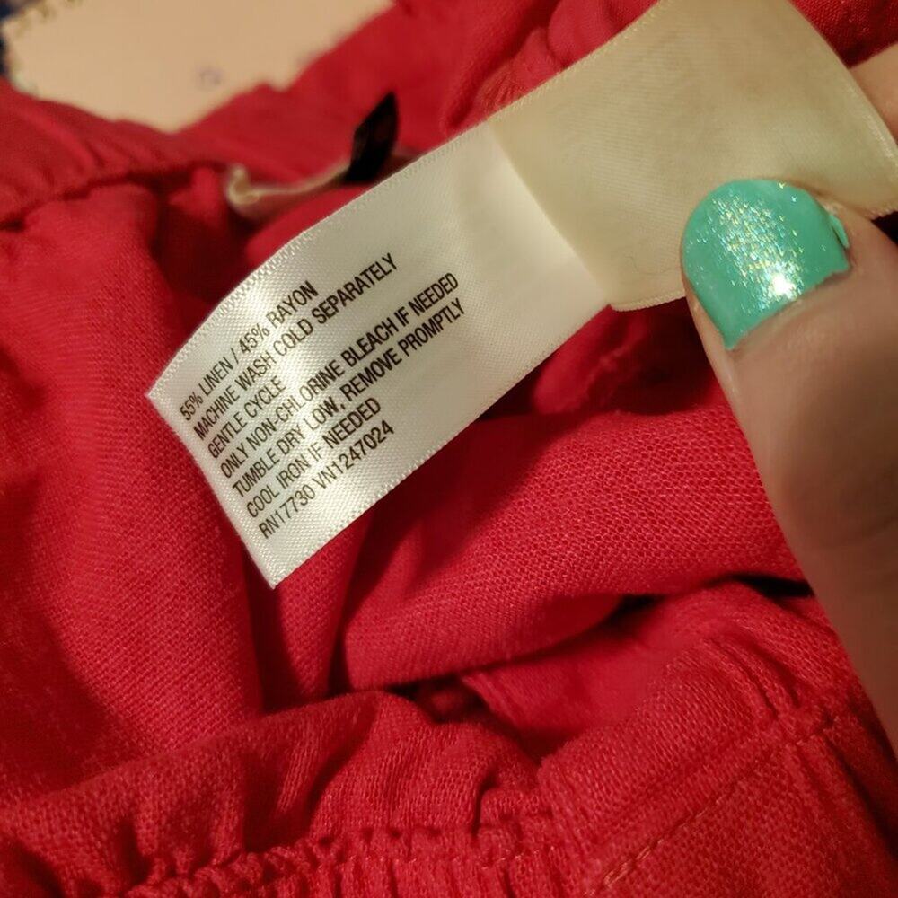 Universal Thread Hot Pink Button Front A Line Mid… - image 2